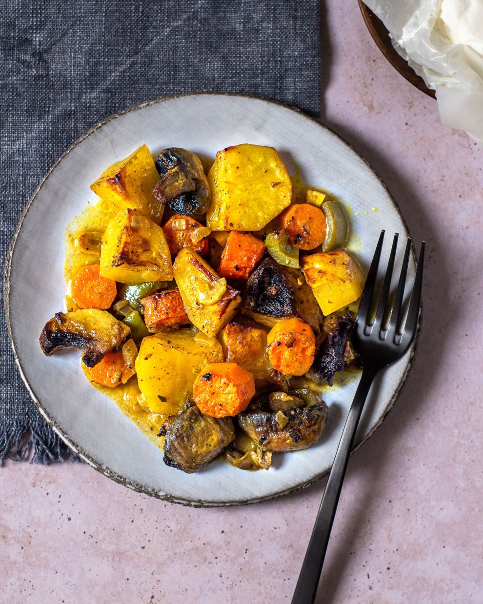 Μανιτάρια με πατάτες