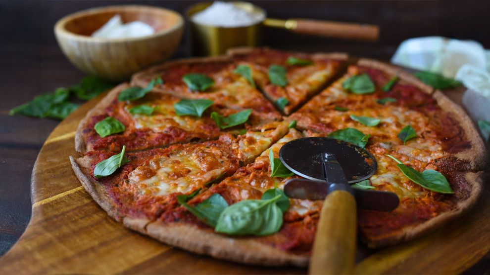 Light pizza