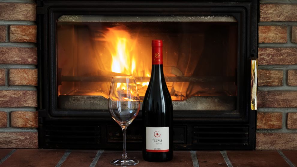 Κράσια στο τζάκι