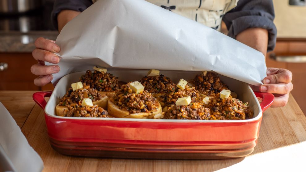 Κυδώνια γεμιστά με κιμά 