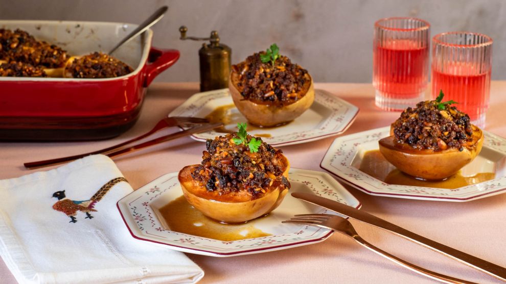 Κυδώνια γεμιστά με κιμά 