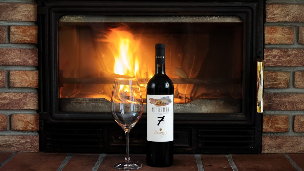 Κρασιά στο τζάκι