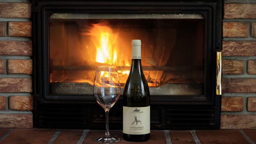 Κρασιά στο τζάκι