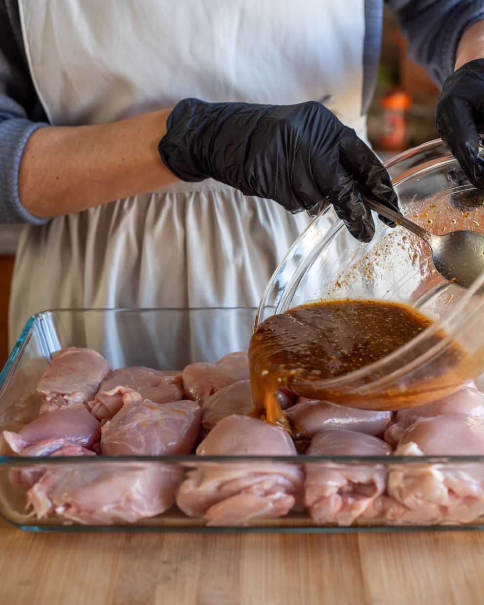 Κοντοσούβλι κοτόπουλο βήμα βήμα