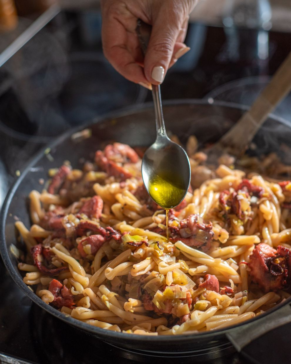 Μοσχιοί λεμονάτοι με πράσο και θυμάρι