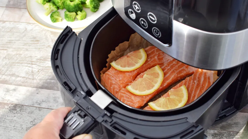 Σολομός στο airfryer