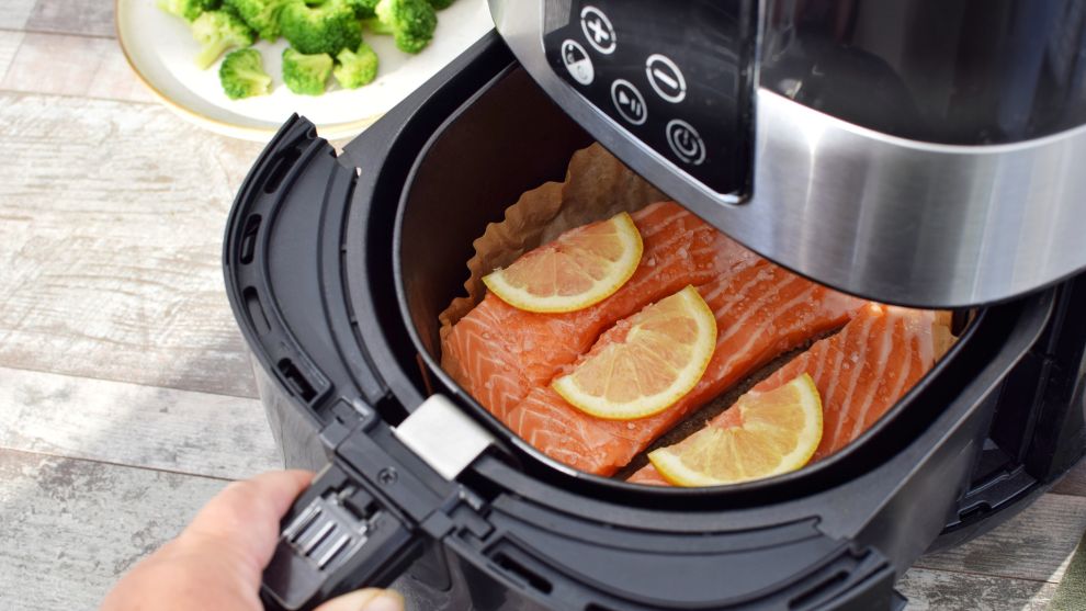 Σολομός στο airfryer