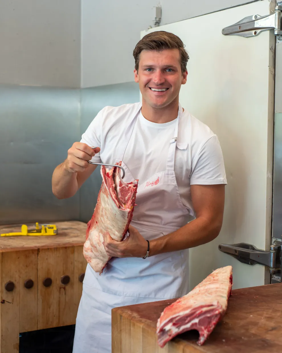 Son of a butcher