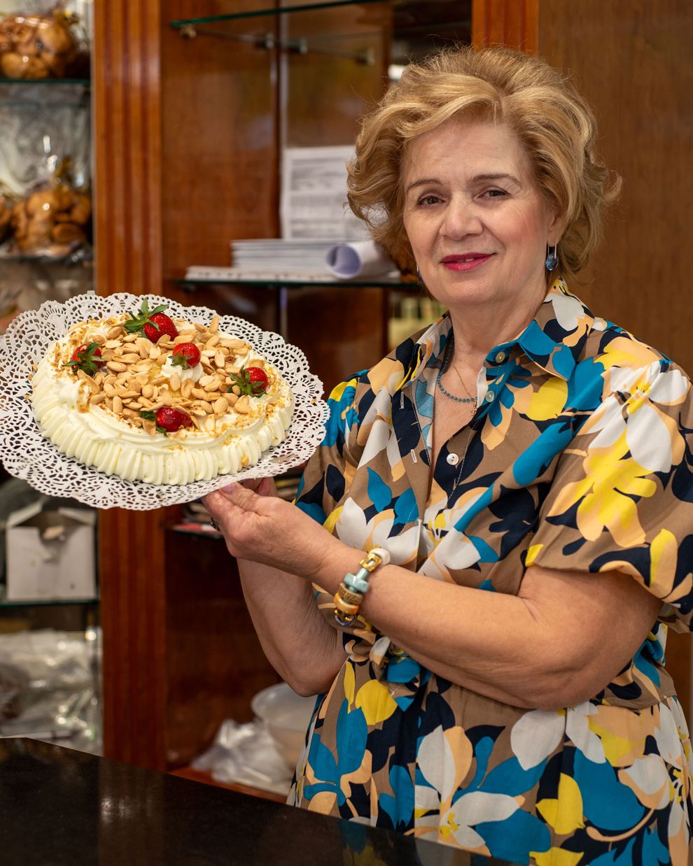 Τούρτα αμυγδάλου Μπόζας 