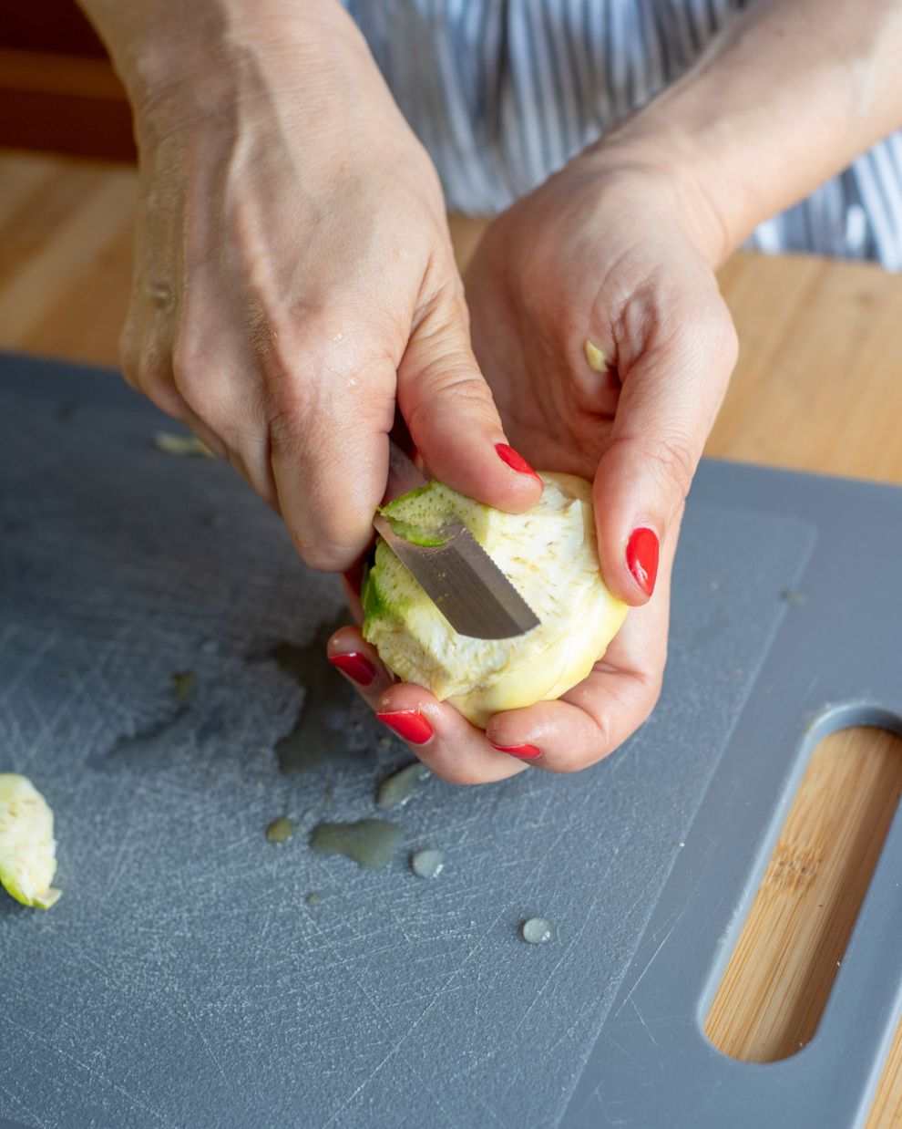 Αγκινάρες γεμιστές στη γάστρα 