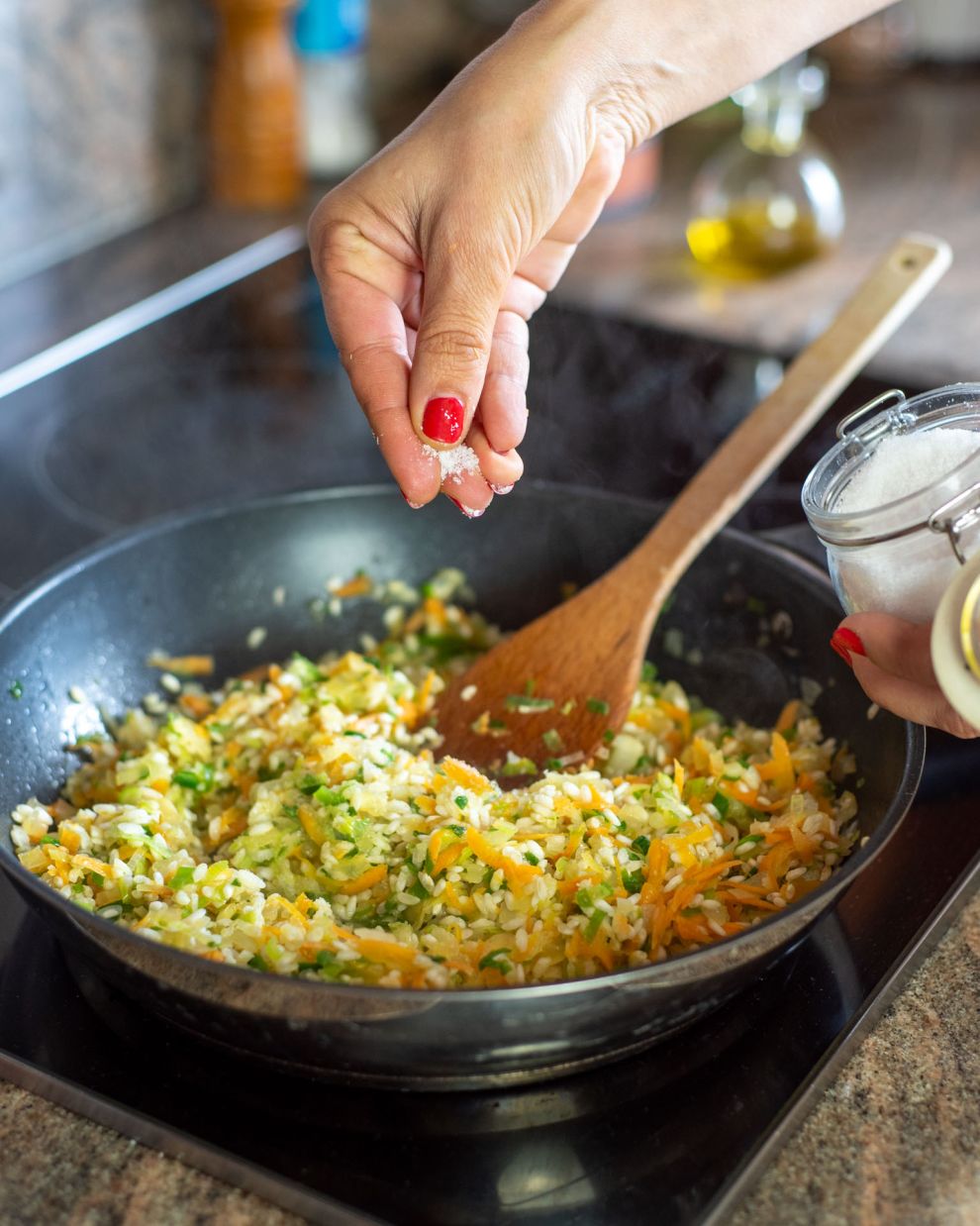 Αγκινάρες γεμιστές στη γάστρα 