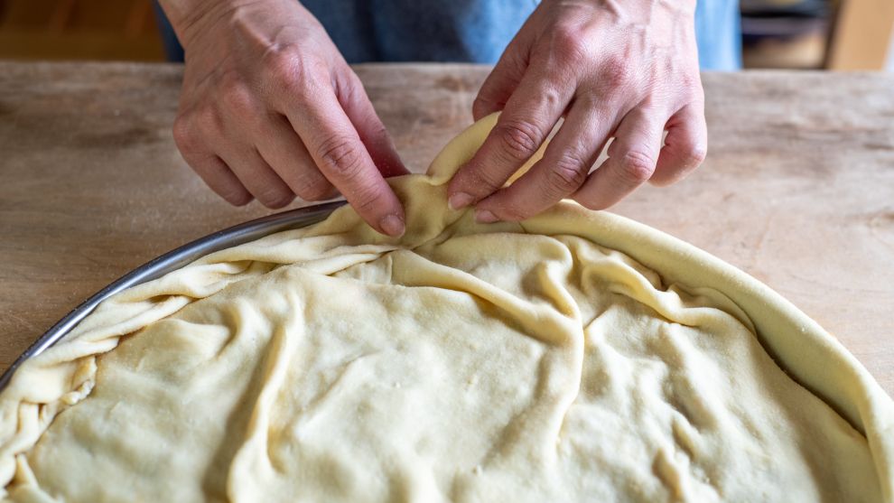 Μπακαλιαρόπιτα βήμα βήμα