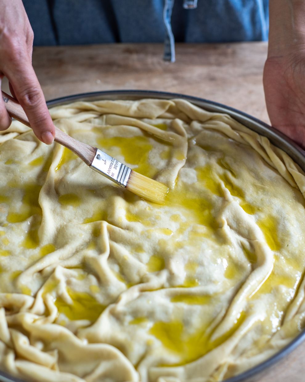 Μπακαλιαρόπιτα βήμα βήμα