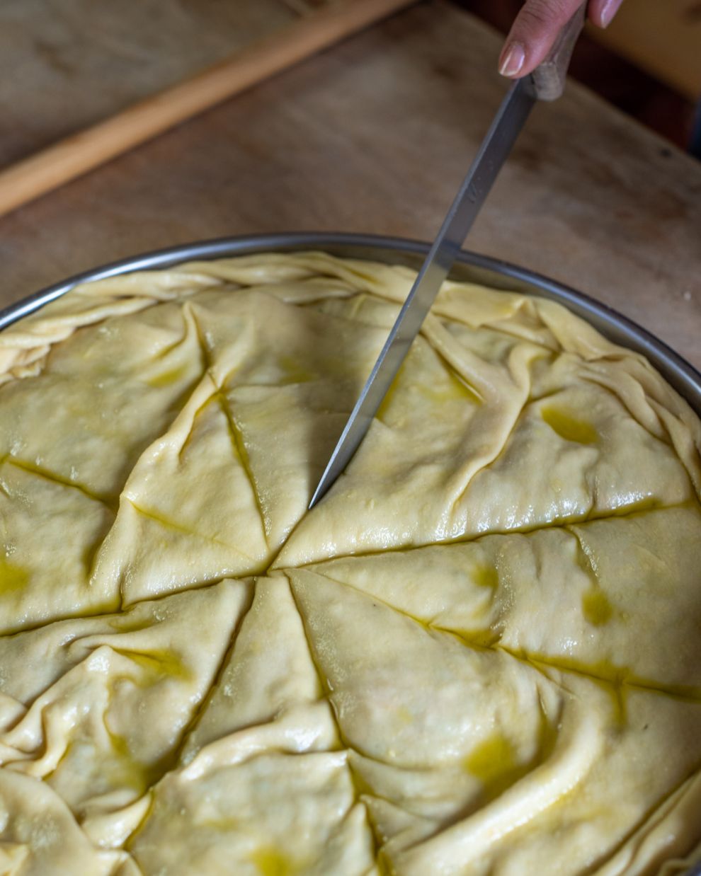 Μπακαλιαρόπιτα βήμα βήμα