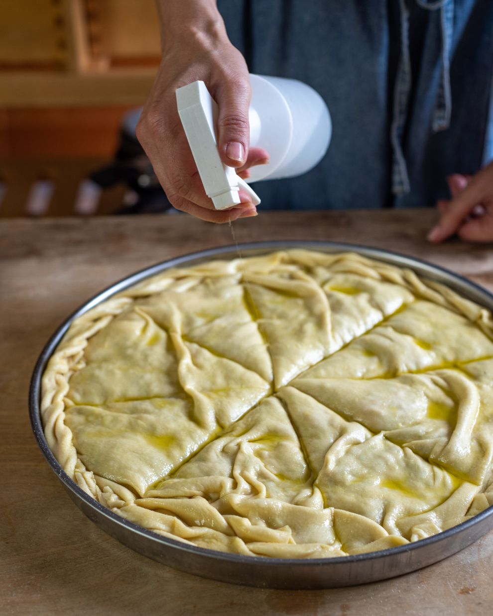 Μπακαλιαρόπιτα βήμα βήμα