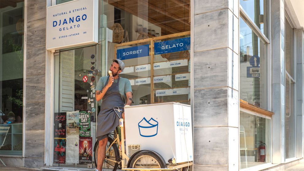 Kωνσταντίνος Καρακατσάνης, ο Django του παγωτού