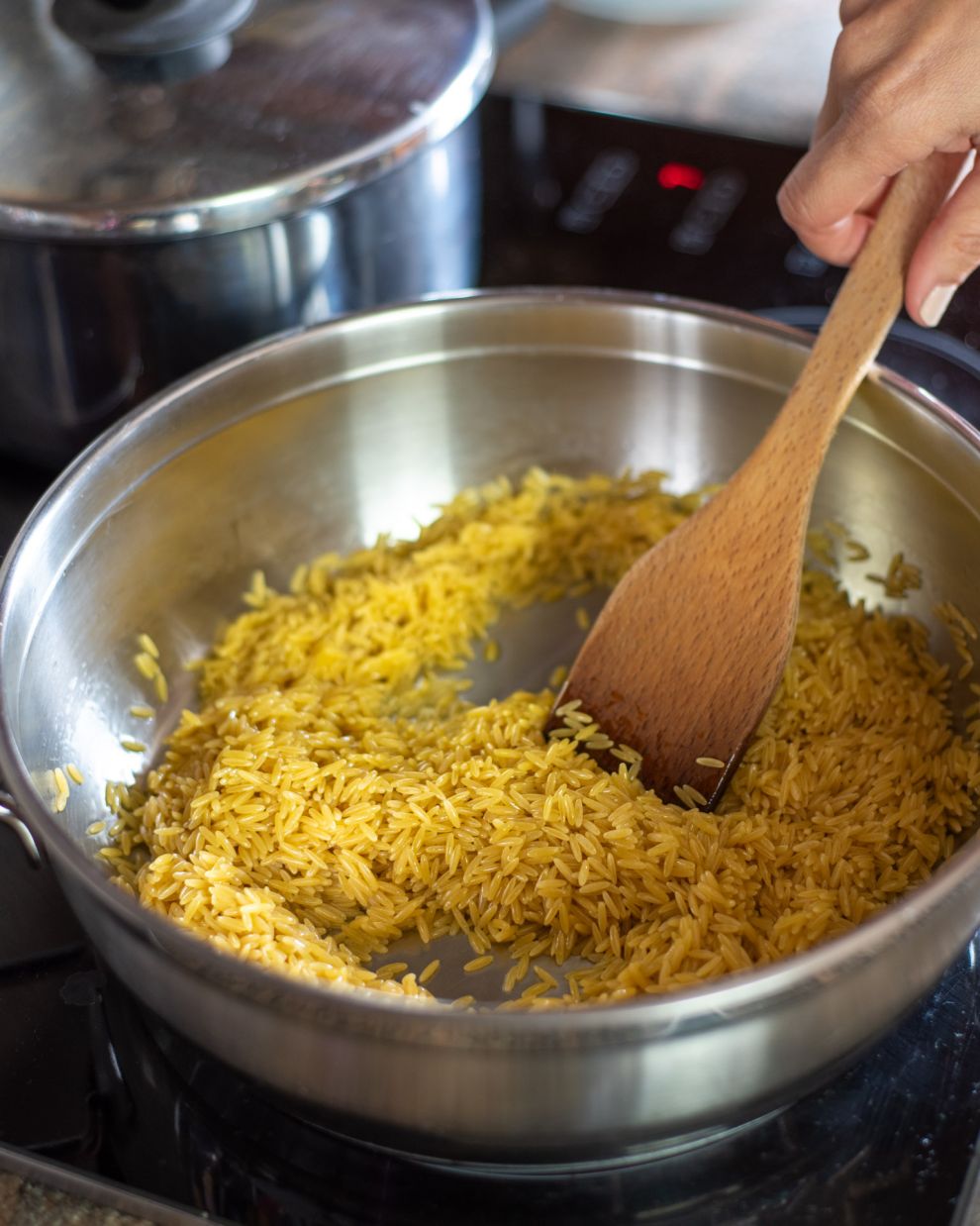 Κριθαράκι με θαλασσινά βήμα-βήμα