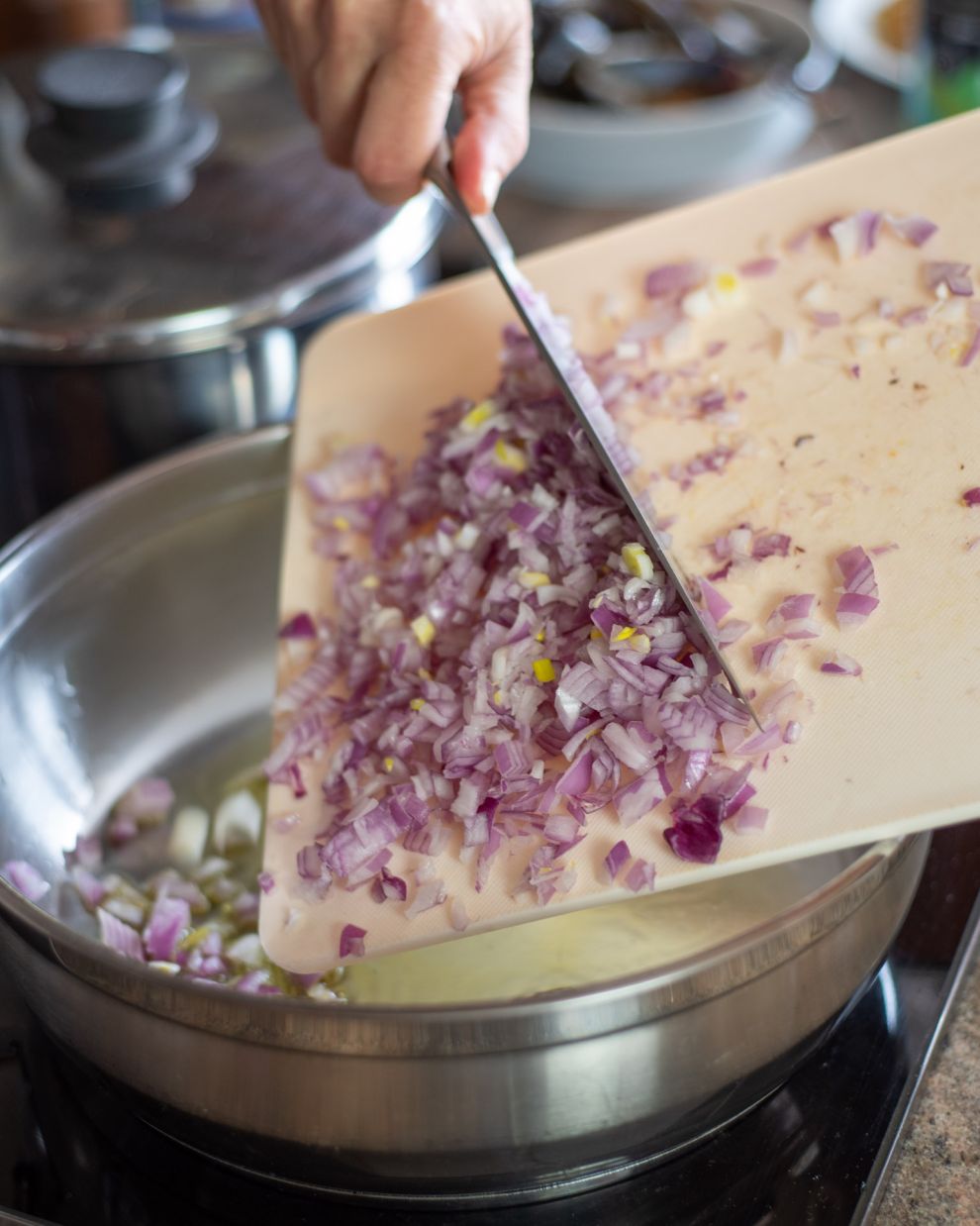 Κριθαράκι με θαλασσινά βήμα-βήμα