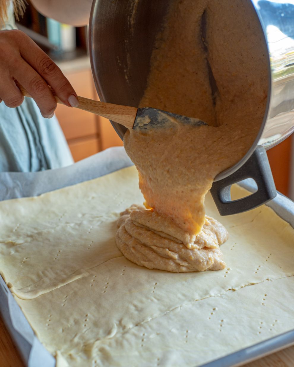 Μπουγάτσα με κρέμα κολοκύθας