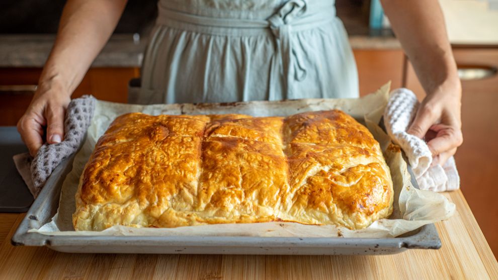 Μπουγάτσα με κρέμα κολοκύθας