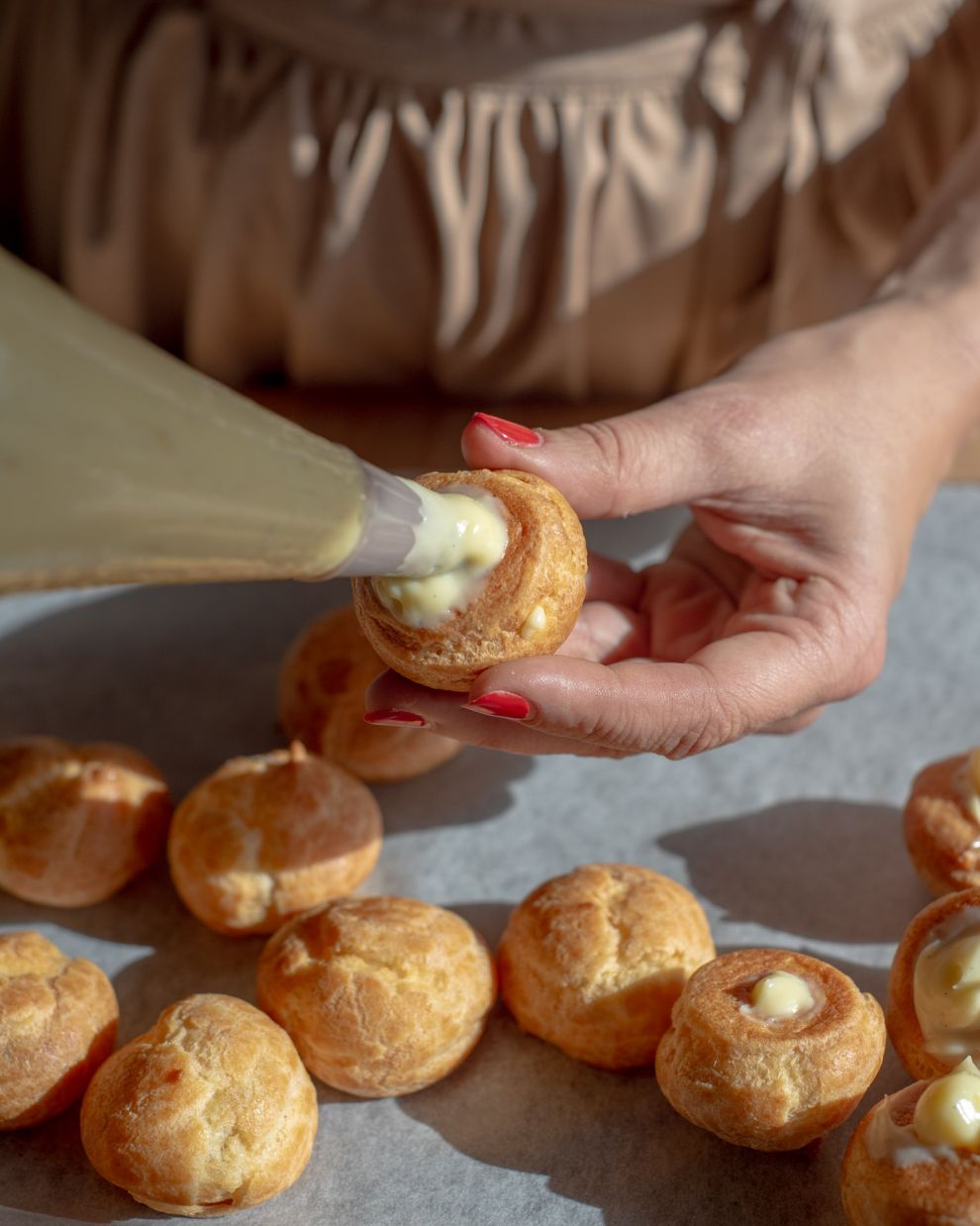 Προφιτερόλ βήμα βήμα