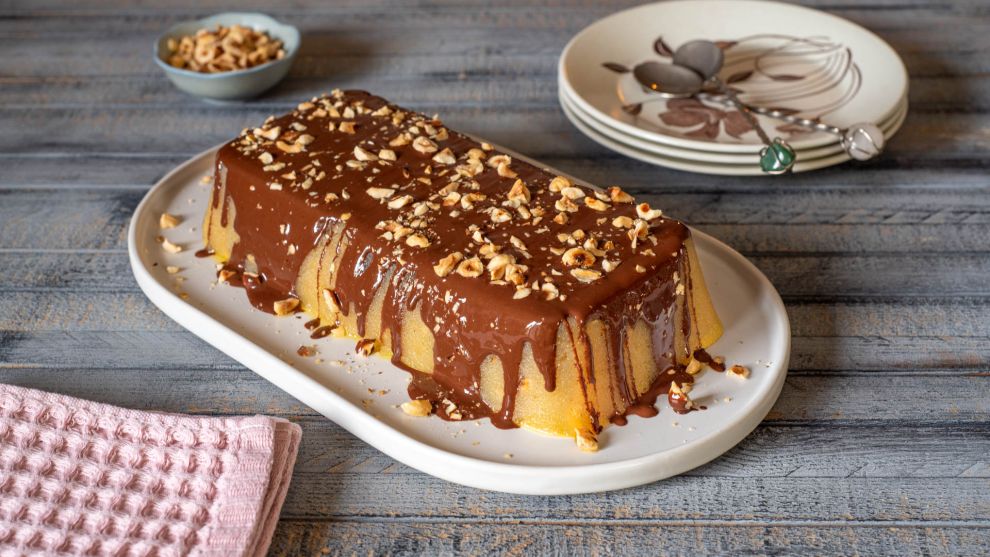 Χαλβάς σιμιγδαλένιος με επικάλυψη σοκολάτας 