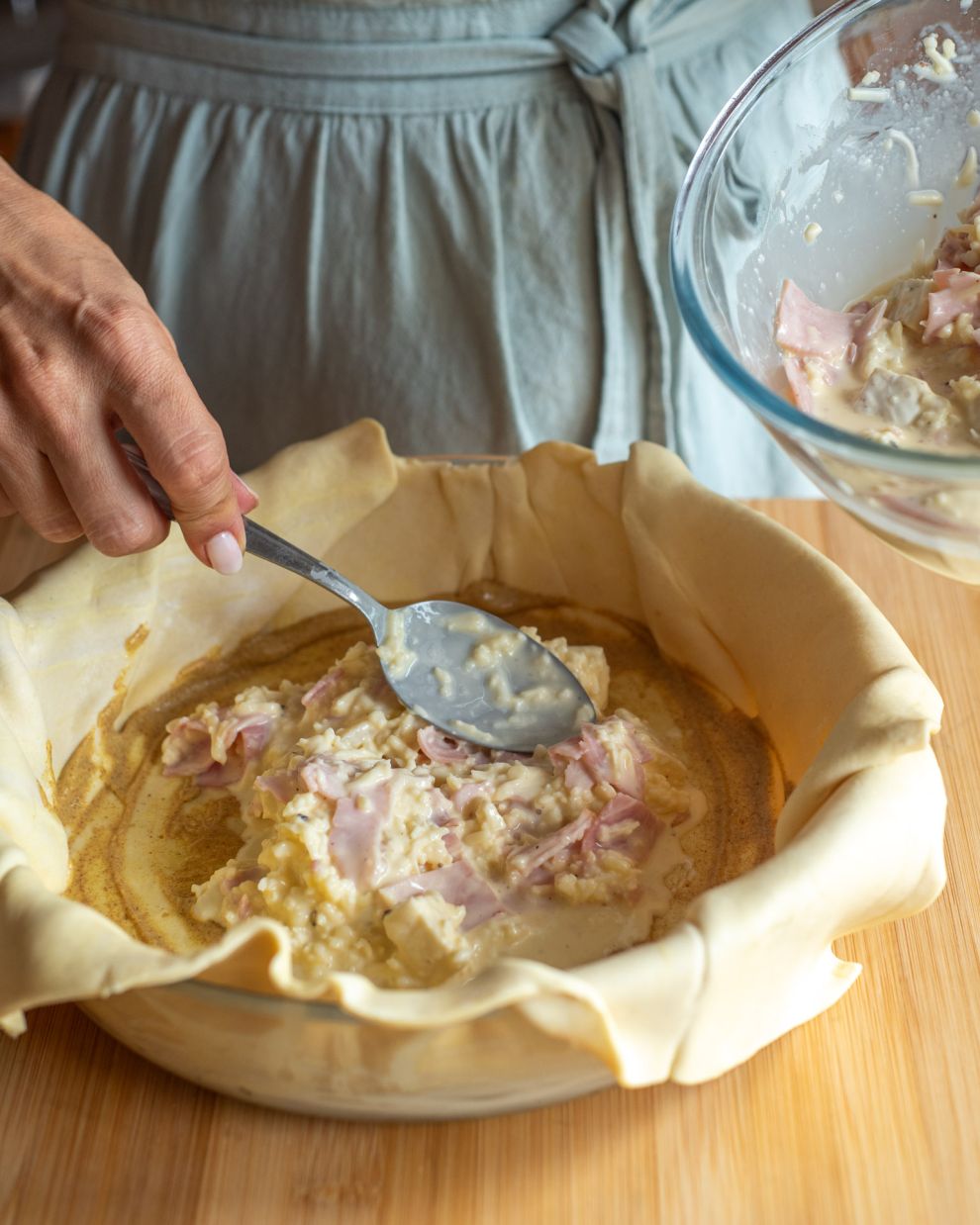 Ζαμπονοτυρόπιτα βήμα βήμα