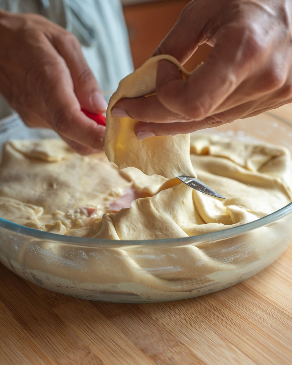 Ζαμπονοτυρόπιτα βήμα βήμα