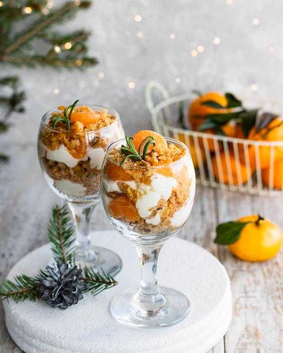 Trifle με κουραμπιέδες