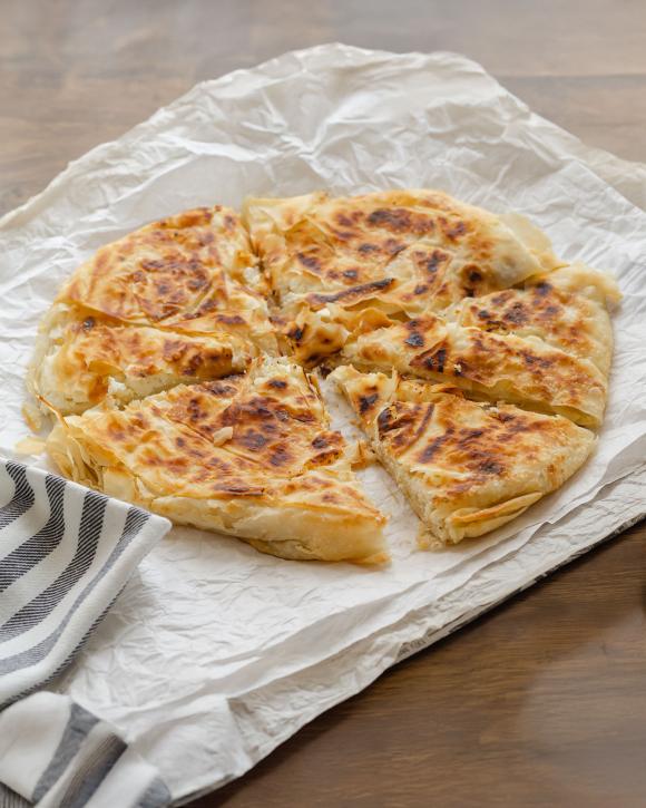Γρήγορη τυρόπιτα στο τηγάνι