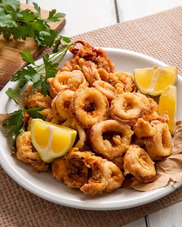 Καλαμαράκια στο air fryer