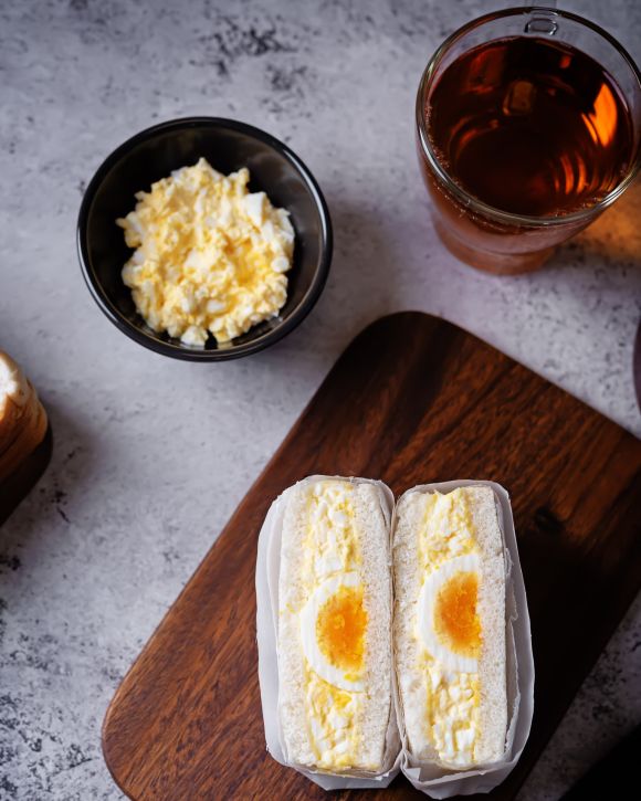 Sando sandwich με αυγό