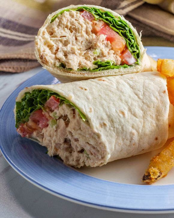 Tuna salad wrap