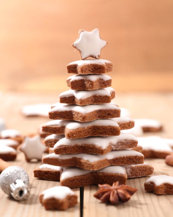 Χριστουγεννιάτικο έλατο από μπισκότα