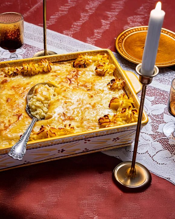 Πουρές πατάτας στο φούρνο