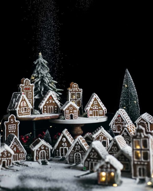 Χριστουγεννιάτικο ημερολόγιο από gingerbread