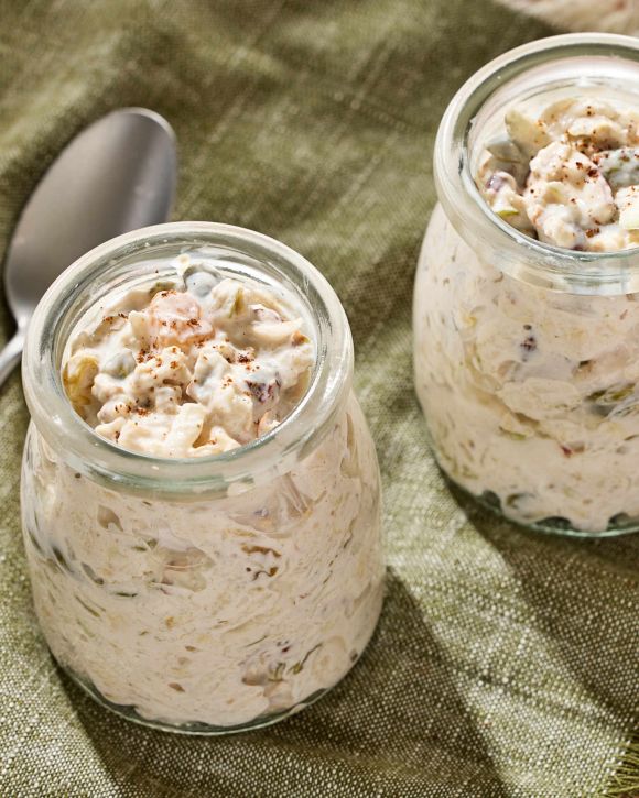 Overnight oats με αχλάδι