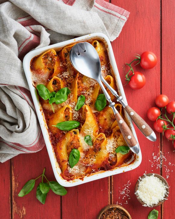 Κοχύλες γεμιστές με κιμά  