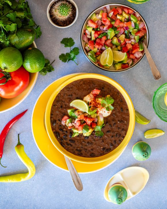 Φασολάδα με μαύρα φασόλια από το Μεξικό