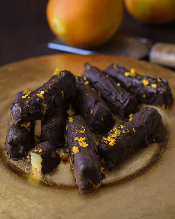 Σοκολατάκια με γέμιση πορτοκάλι