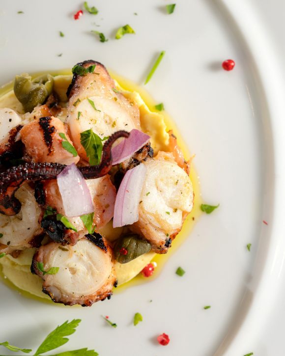 Φάβα με χταπόδι