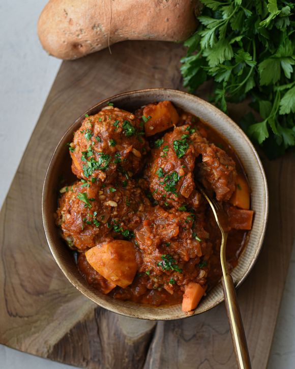 Γιουβαρλάκια κοκκινιστά 