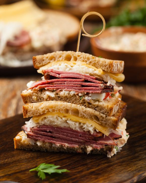 Reuben sandwich από τη Βόρεια Αμερική