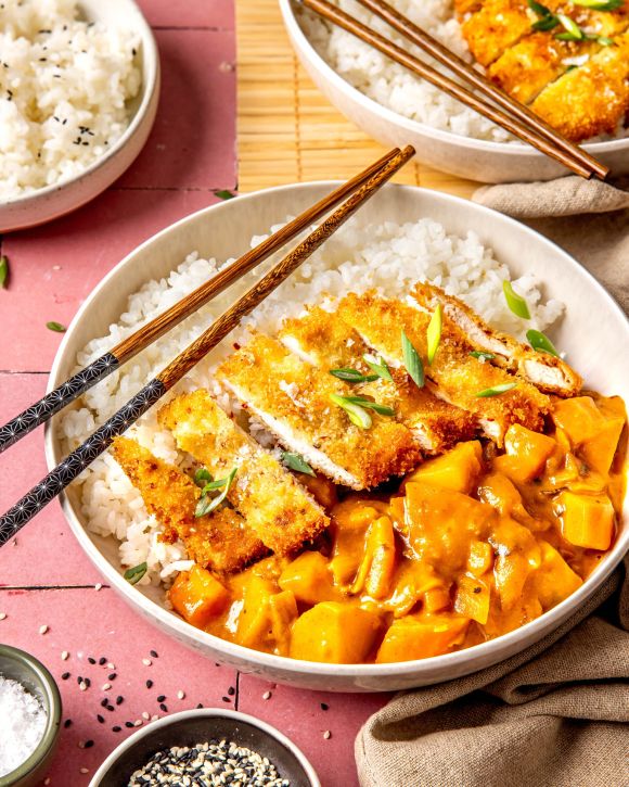 Κοτόπουλο katsu curry