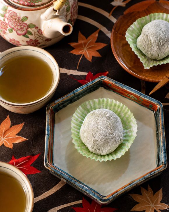 Ιαπωνικά daifuku matcha mochi